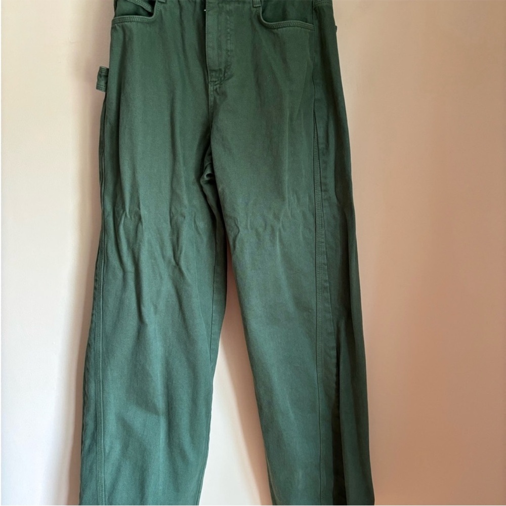 NA-KD NWT Green Utility Jeans - Picture 7 of 9